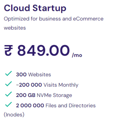 Cloud Startup