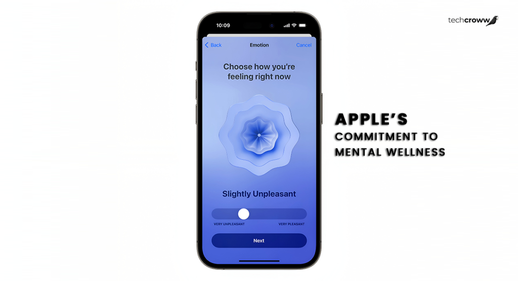 apple's committment to mental health